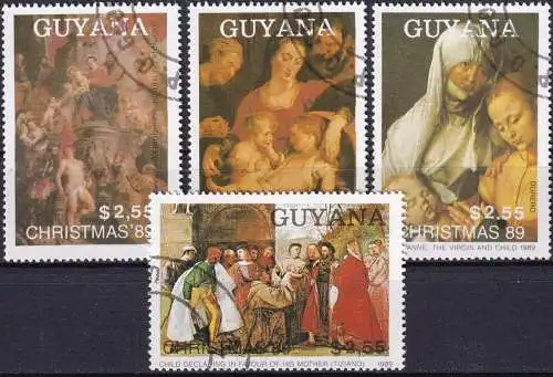 GUYANA 1989 Mi-Nr. 3072/75 o used - aus Abo