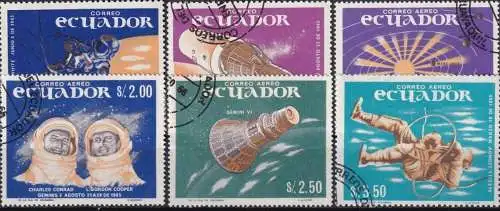 ECUADOR 1966 Mi-Nr. 1208/13 o used - aus Abo