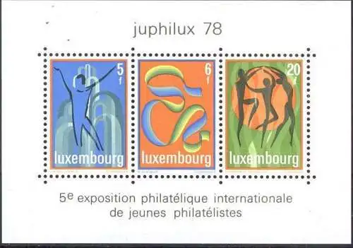 LUXEMBURG 1978 Mi-Nr. Block 12 ** MNH