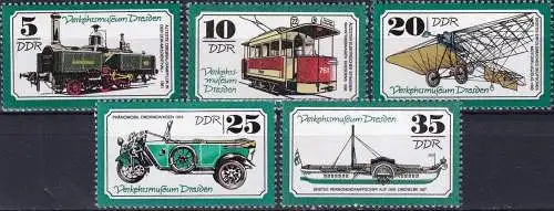 DDR 1977 Mi-Nr. 2254/58 ** MNH