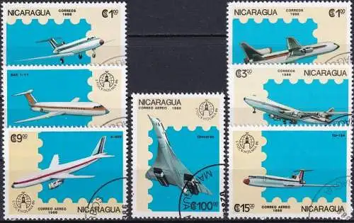 NICARAGUA 1986 Mi-Nr. 2696/02 o used - aus Abo