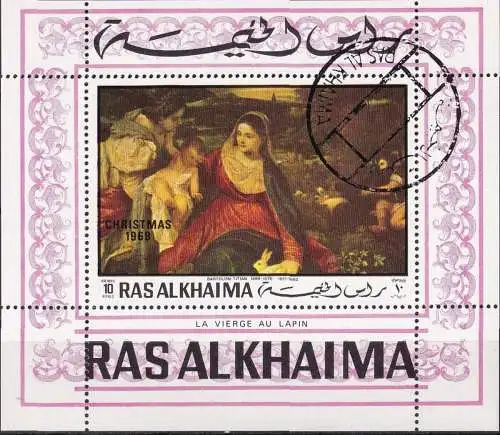 RAS AL KHAIMA 1970 Mi-Nr.Block 78 A o used