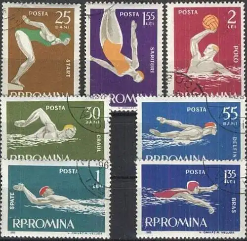 RUMÄNIEN 1963 Mi-Nr. 2153/59 o used