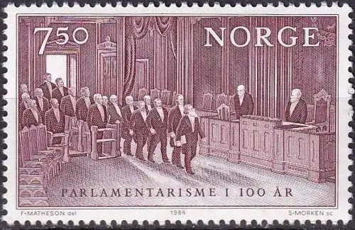 NORWEGEN 1984 Mi-Nr. 913 ** MNH