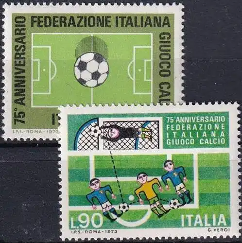 ITALIEN 1973 Mi-Nr. 1404/05 ** MNH