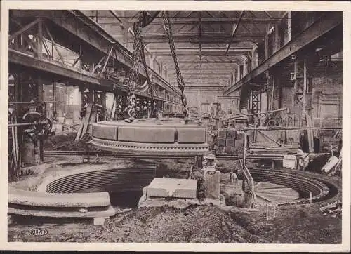 Sulzer Werke Winterthur Postkarte Nr. 3 Gießerei