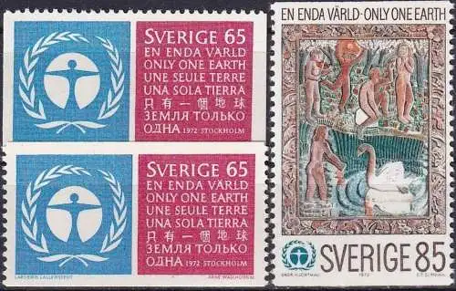 SCHWEDEN 1971 Mi-Nr. 758/59 AC ** MNH