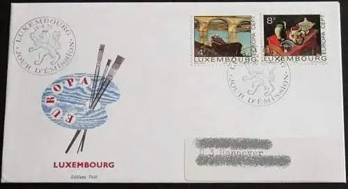 LUXEMBURG 1975 Mi-Nr. 904/05 CEPT FDC