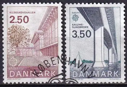 DÄNEMARK 1983 Mi-Nr. 781/82 o used - aus Abo