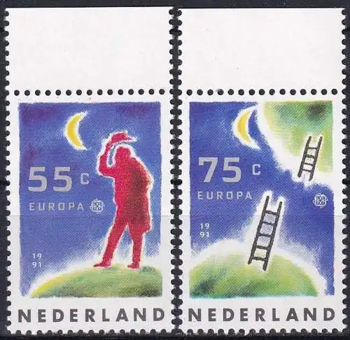 NIEDERLANDE 1991 Mi-Nr. 1409/10 ** MNH - CEPT