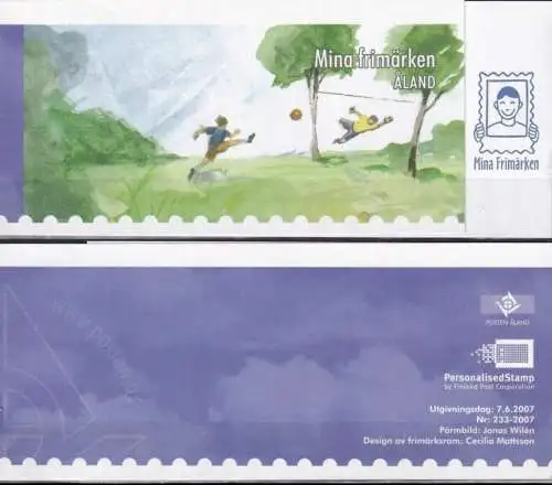 ALAND 2007 Mi-Nr. MH 285 Markenheft/booklet o used - aus Abo