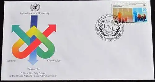 UNO NEW YORK 1985 Mi-Nr. 467 FDC