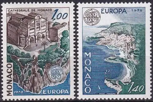 MONACO 1978 Mi-Nr. 1319/20 ** MNH