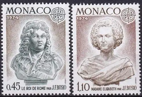 MONACO 1974 Mi-Nr. 1114/15 ** MNH -  CEPT