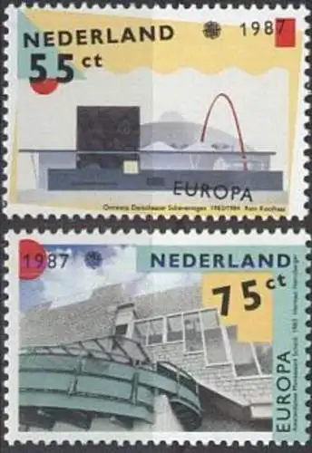 NIEDERLANDE 1987 Mi-Nr. 1318/19 ** MNH - CEPT