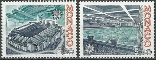 MONACO 1987 Mi-Nr. 1794/95 ** MNH - CEPT