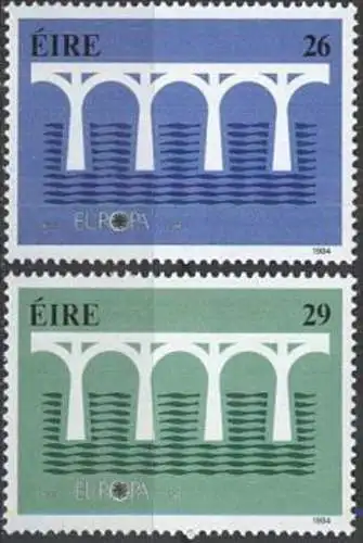 IRLAND 1984 Mi-Nr. 538/39 ** MNH