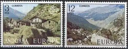 SPAN. ANDORRA 1977 Mi-Nr. 107/08 ** MNH