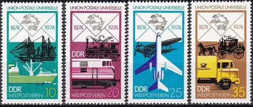 DDR 1974 Mi-Nr. 1984/87 ** MNH