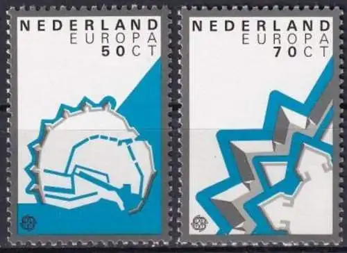 NIEDERLANDE 1982 Mi-Nr. 1219/20 **  MNH