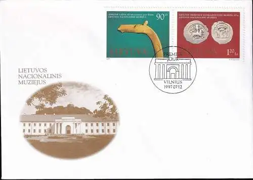 LITAUEN 1997 Mi-Nr. 645/46 FDC