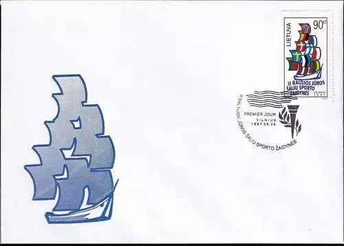 LITAUEN 1997 Mi-Nr. 644 FDC