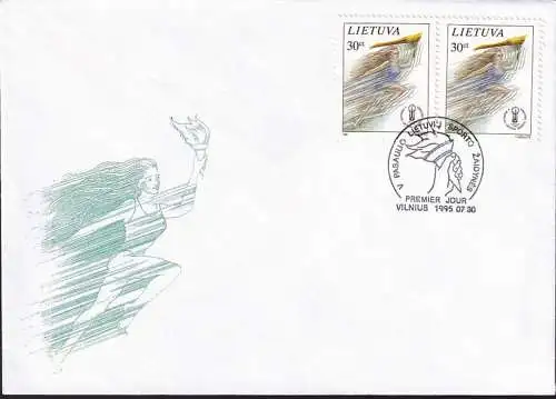 LITAUEN 1995 Mi-Nr. 588 FDC