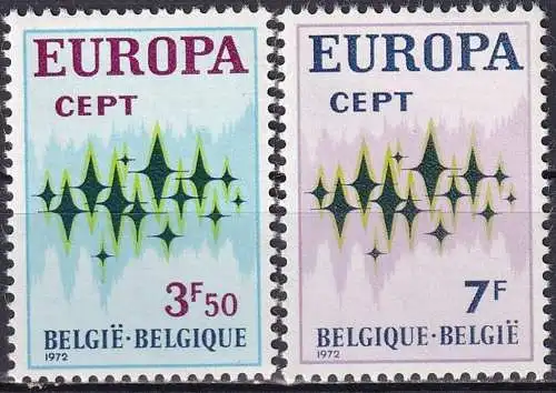 BELGIEN 1972 Mi-Nr. 1678/79 ** MNH