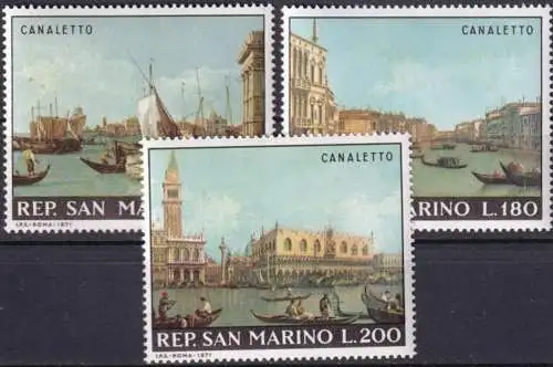 SAN MARINO 1971 Mi-Nr. 972/74 ** MNH