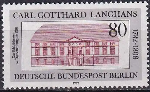 BERLIN 1982 Mi-Nr. 684 ** MNH