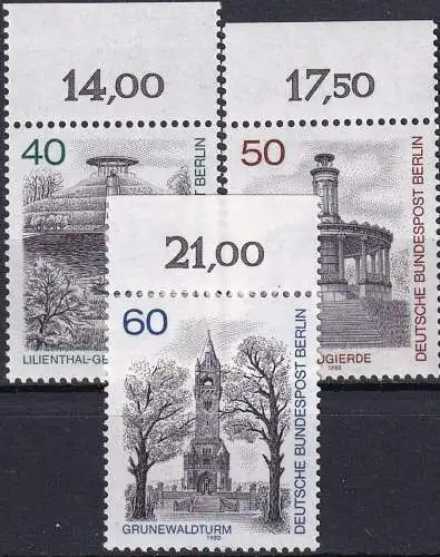 BERLIN 1980 Mi-Nr. 634/36 ** MNH