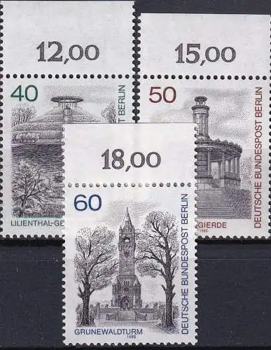 BERLIN 1980 Mi-Nr. 634/36 ** MNH