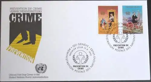 UNO GENF 1990 Mi-Nr. 190/91 FDC