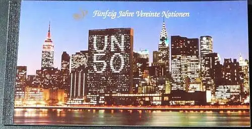 UNO WIEN 1995 Mi-Nr. MH 1 Markenheft/booklet o used