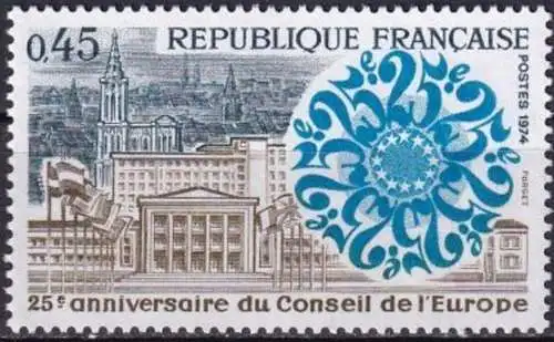 FRANKREICH 1974 Mi-Nr. 1872 ** MNH