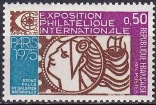 FRANKREICH 1974 Mi-Nr. 1863 ** MNH