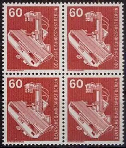 BERLIN 1978 Mi-Nr. 582 Viererblock ** MNH