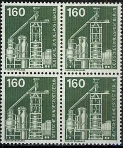 BERLIN 1975 Mi-Nr. 505 Viererblock ** MNH