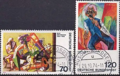 DEUTSCHLAND 1974 Mi-Nr. 822/23 o used