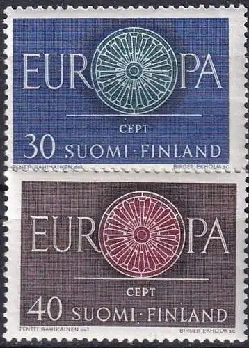 FINNLAND 1960 Mi-Nr. 525/26 ** MNH