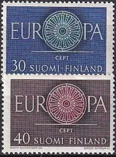 FINNLAND 1960 Mi-Nr. 525/26 ** MNH