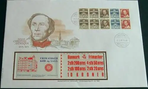 DÄNEMARK 1982 Mi-Nr. MH 29 Markenheft-FDC