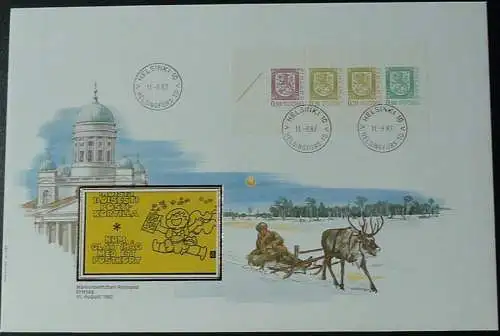 FINNLAND 1982 Mi-Nr. HBL 10 Markenheft-FDC