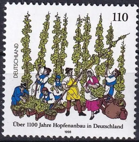 DEUTSCHLAND 1998 Mi-Nr. 1999 ** MNH