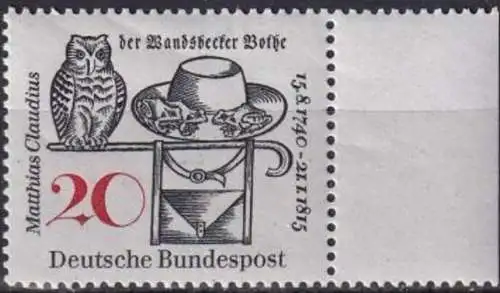 DEUTSCHLAND 1965 Mi-Nr. 462 ** MNH