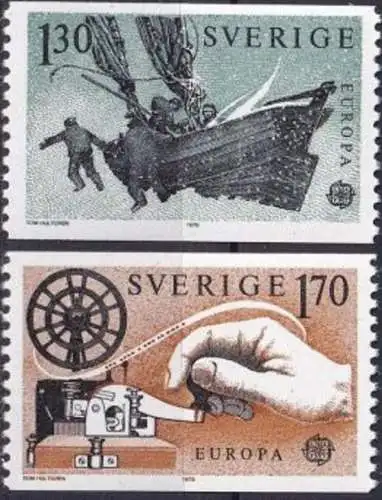 SCHWEDEN 1979 Mi-Nr. 1058/59 ** MNH