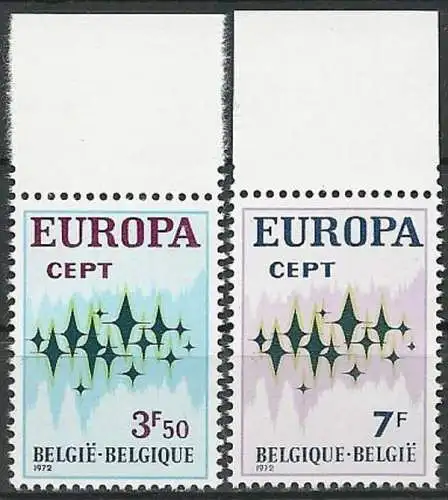 BELGIEN 1972 Mi-Nr. 1678/79 ** MNH