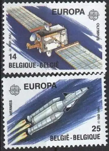 BELGIEN 1991 Mi-Nr. 2458/59 **  MNH - CEPT