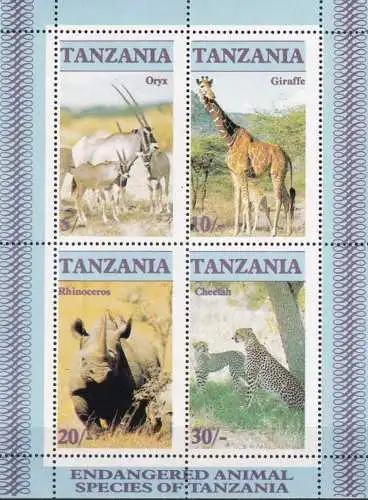 TANSANIA 1986 Mi-Nr. Block 58 ** MNH