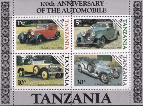 TANSANIA 1986 Mi-Nr. Block 53 ** MNH